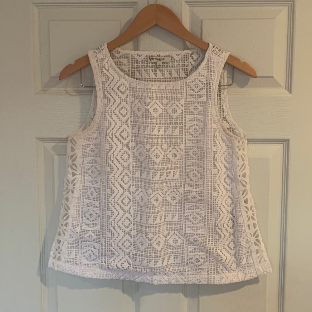 Madewell Sleeveless Print Top